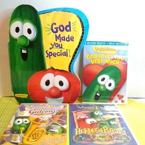 Veggie Tales kid's DVDs bible educational movies